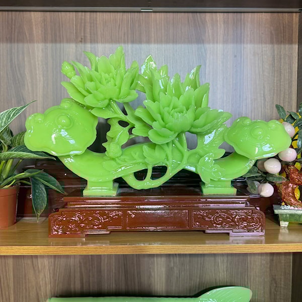 Quyền Trượng Như Ý Hoa Mẫu Đơn size to